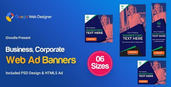 C64 - Business, Corporate Banners GWD & PSD icon