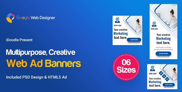 C75 - Multipurpose, Business, Startup Banners GWD & PSD icon