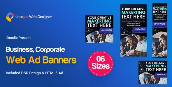 C92 - Business Banners HTML5 (GWD & PSD) icon