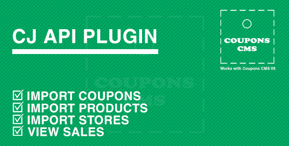 CJ Plugin for Coupons CMS icon