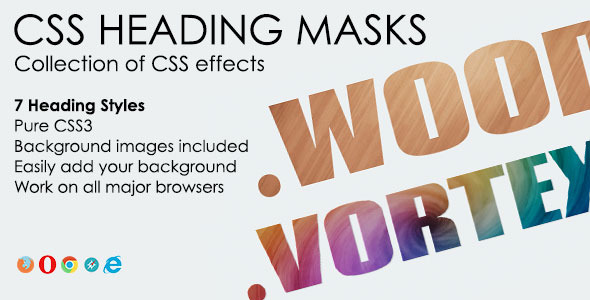 CSS Heading Masks icon