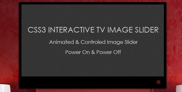 CSS3 Interactive TV Image Slider icon