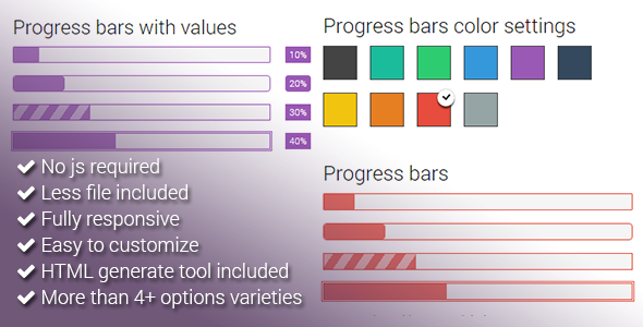 CSS3 Progress Bars icon