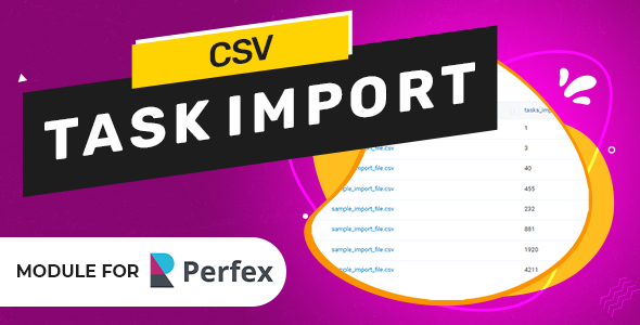 CSV Task Import Module for Perfex CRM icon