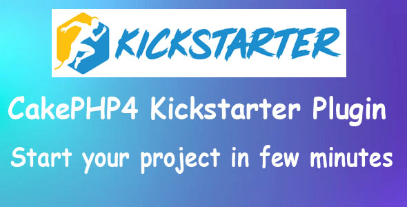 CakePHP4 Kickstarter Plugin with Twitter Bootstrap 4.x icon