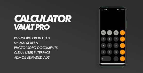 Calculator Vault Pro - Hide Photos Videos and Documents icon