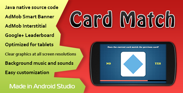 Card Match Game with AdMob and Leaderboard icon