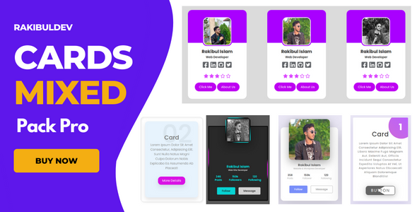 Cards mixed pack pro icon