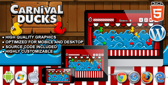 Carnival Ducks - HTML5 Shooting Game icon