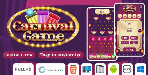 Carnival Game - Casino Game - HTML5 (Construct3) icon