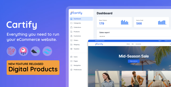 Cartify - Laravel Ecommerce Platform with Tailwind CSS icon