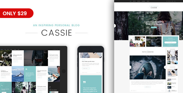 Cassie - An Inspiring Personal Blog WordPress Theme icon