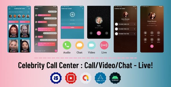 Celebrity Call Center ~ Fake Call | Fake Video Call | Fake Live Streaming icon