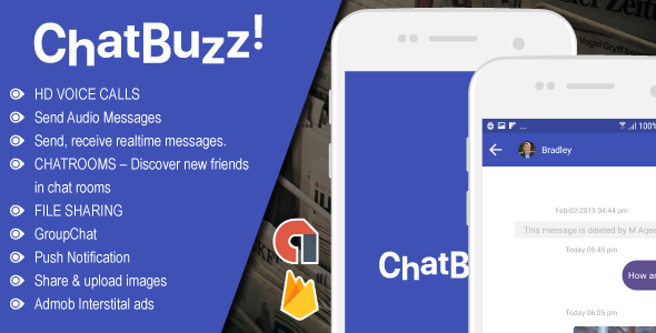 Chatbuzz - Nimbuzz Clone Social Messenger app v1.8 icon