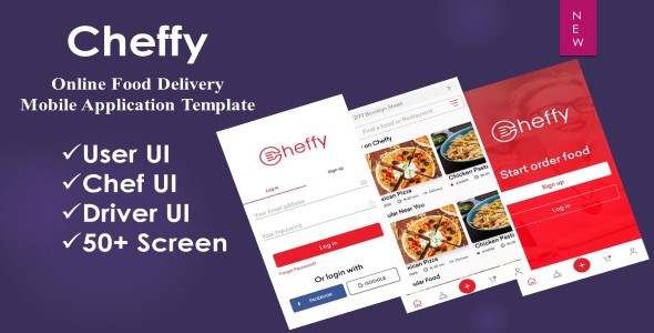 Cheffy-Online Food Delivery Mobile Application Template icon