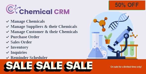 Chemical CRM and Inventory Management