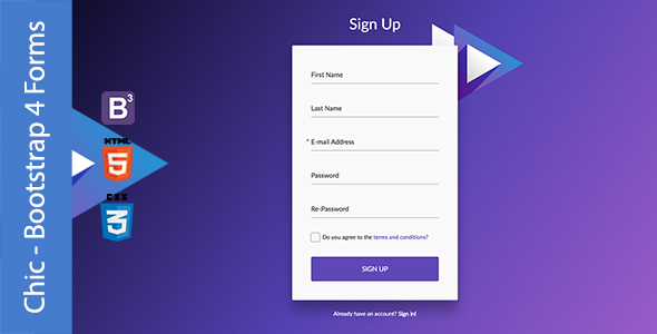 Chic - Bootstrap 4 Forms icon