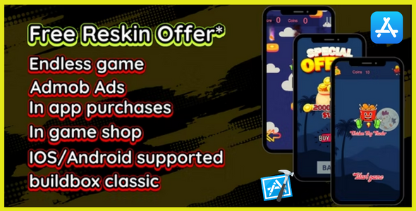 Chicken Leg Hunter (Free Reskin + Xcode Projet + Admob +In App +Buildbox Game Template) icon