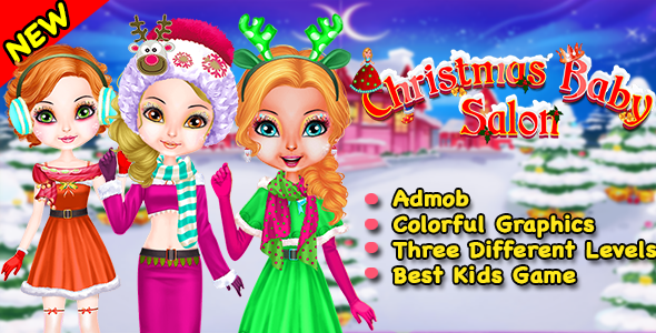 Christmas Baby Salon + Best Game For Kids + Ready For Publish + Android icon