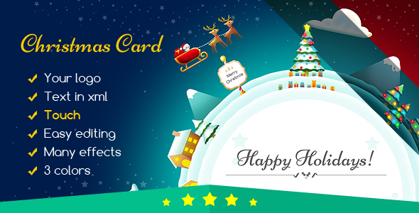 Christmas Card Gift Planet icon