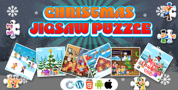 Christmas Jigsaw Puzzle Game (Construct 3 | C3P | HTML5) Christmas Game icon