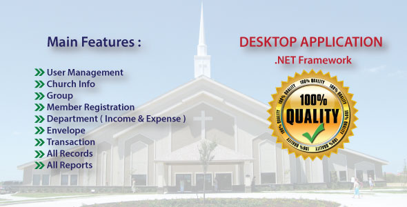Church Management & Accounting System with full source code icon