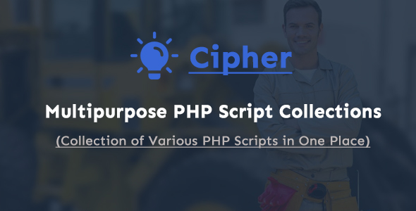 Cipher - Multipurpose PHP Script Collections icon