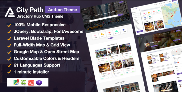 City Path Directory Hub CMS Add-on Theme icon