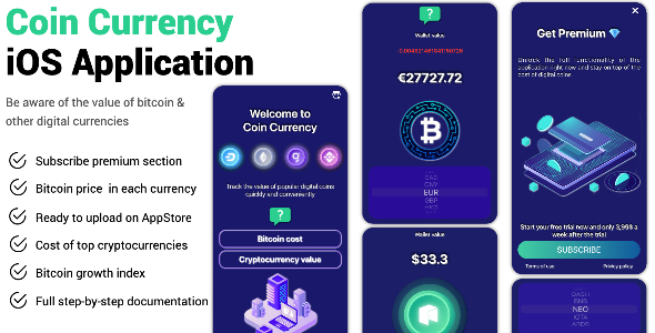 Coin Currency iOS Application icon