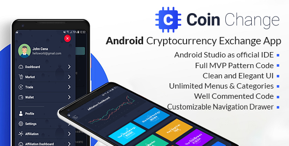 Coin change - Android Cryptocurrency Exchange Template icon
