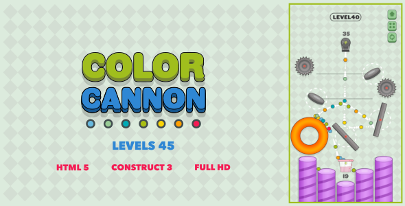 Color Cannon - HTML5 Game (Construct3) icon