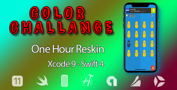 Color Challenge - One Hour Reskin - iOS11 and Swift 4 ready icon