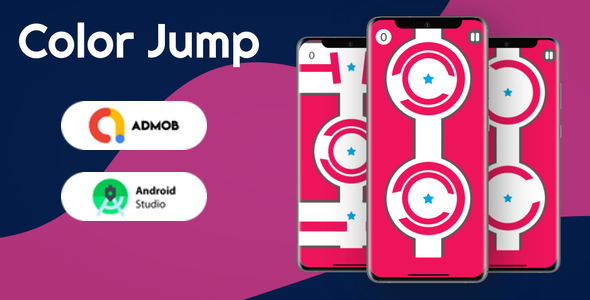 Color Jump ( Android Studio + Admob + Multiple Characters + Reward Video Ads ) icon