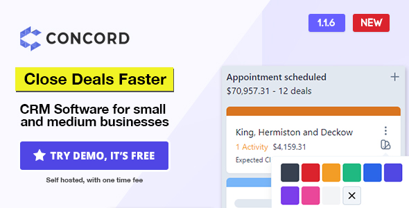 Concord - Deals Management CRM icon