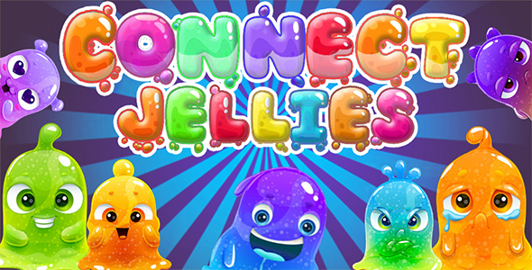 Connect Jellies Game (Construct 3 | C3P | HTML5) Puzzle Game icon