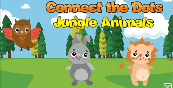 Connect The Dots Jungle Animals icon