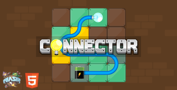 Connector - HTML5 Puzzle Game (Phaser 3) icon