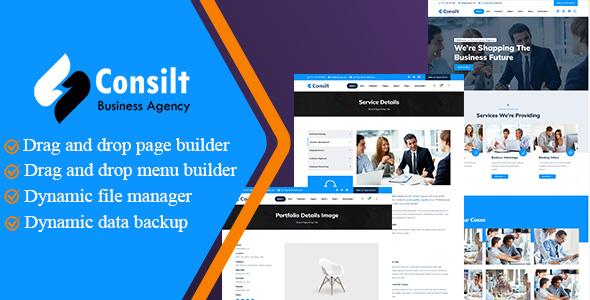 Consilt - Multi Purpose Business and Consulting Website CMS icon
