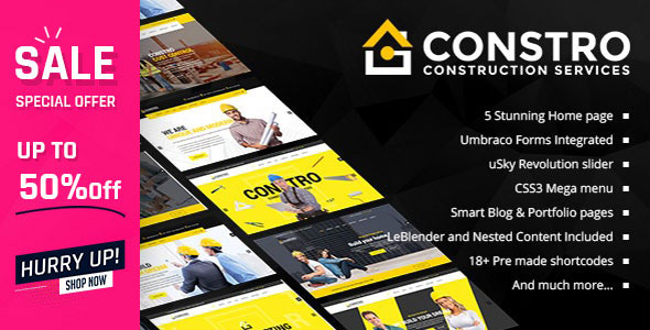 Constro - Construction Business Umbraco Theme Net Miscellaneous  