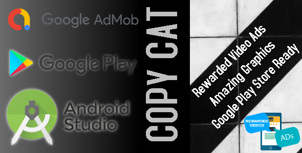 Copy Cat – Android Studio – BuildBox – AdMob Ads Reward Video icon