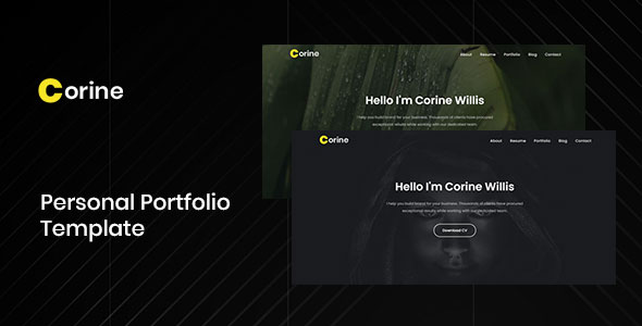 Corine - Responsive Personal Portfolio Template icon