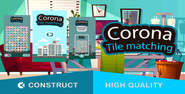 Corona Tile Matching - HTML5 Game (capx) icon