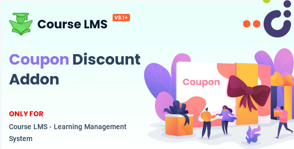 Course LMS Coupon Discount addon icon