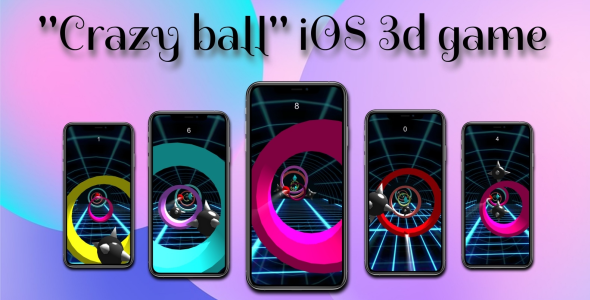 'Crazy Ball' full iOS 3d-game icon