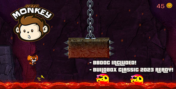 Crazy Monkey Buildbox Classic for Android or IOS 2023 icon