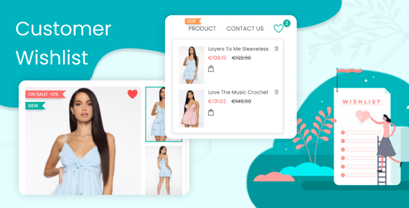 Customer Wishlists & Favorites Products List