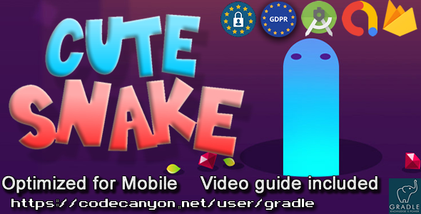 Cute Snake (Admob + GDPR + Android Studio) icon