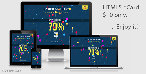 Cyber Monday Card v1 icon