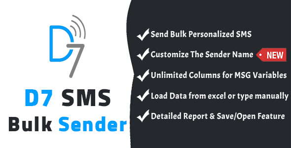 D7 SMS Bulk Sender icon