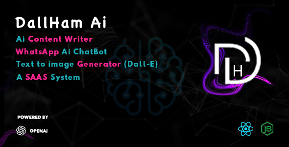 DallHam Ai - Ai WhatsApp Chatbot, AI Content Creator, Image Generator SAAS System icon
